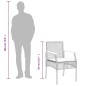 vidaXL Set de comedor de jardín 7 pzas y cojines ratán sintético negro vidaXL Set de comedor de jardín 7 pzas y cojines ratán sintético negro