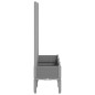 vidaXL Jardinera con enrejado PP gris claro 120x40x142 cm vidaXL Jardinera con enrejado PP gris claro 120x40x142 cm