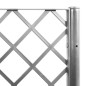 vidaXL Jardinera con enrejado PP gris claro 120x40x142 cm vidaXL Jardinera con enrejado PP gris claro 120x40x142 cm
