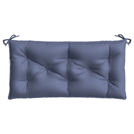 vidaXL Cojín para banco de jardín tela Oxford azul marino 110x50x7 cm