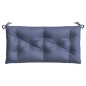 vidaXL Cojín para banco de jardín tela Oxford azul marino 110x50x7 cm vidaXL Cojín para banco de jardín tela Oxford azul marino 110x50x7 cm
