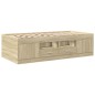 vidaXL Tumbona con cajones madera ingeniería roble Sonoma 100x200 cm vidaXL Tumbona con cajones madera ingeniería roble Sonoma 100x200 cm