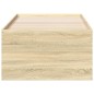 vidaXL Tumbona con cajones madera ingeniería roble Sonoma 100x200 cm vidaXL Tumbona con cajones madera ingeniería roble Sonoma 100x200 cm