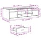 vidaXL Tumbona con cajones madera ingeniería roble Sonoma 100x200 cm vidaXL Tumbona con cajones madera ingeniería roble Sonoma 100x200 cm