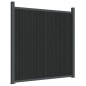 vidaXL Panel de valla WPC gris 872x186 cm vidaXL Panel de valla WPC gris 872x186 cm