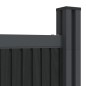vidaXL Panel de valla WPC gris 872x186 cm vidaXL Panel de valla WPC gris 872x186 cm