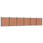 vidaXL Panel de valla WPC marrón 1045x186 cm vidaXL Panel de valla WPC marrón 1045x186 cm