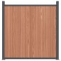 vidaXL Panel de valla WPC marrón 1045x186 cm vidaXL Panel de valla WPC marrón 1045x186 cm