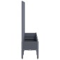 vidaXL Jardinera con enrejado PP gris 160x40x142 cm vidaXL Jardinera con enrejado PP gris 160x40x142 cm