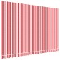 vidaXL Tela de repuesto de toldo rayas rojas y blancas 4,5x3 m vidaXL Tela de repuesto de toldo rayas rojas y blancas 4,5x3 m