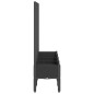 vidaXL Jardinera con enrejado PP negro 160x40x142 cm vidaXL Jardinera con enrejado PP negro 160x40x142 cm