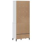 vidaXL Aparador alto VIKEN madera maciza de pino blanco 80x40x200 cm vidaXL Aparador alto VIKEN madera maciza de pino blanco 80x40x200 cm