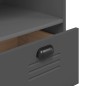 vidaXL Aparador alto VIKEN madera de pino gris antracita 80x40x200 cm vidaXL Aparador alto VIKEN madera de pino gris antracita 80x40x200 cm