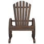 vidaXL Juego de muebles de jardín 3 piezas madera maciza de abeto vidaXL Juego de muebles de jardín 3 piezas madera maciza de abeto