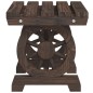 vidaXL Juego de muebles de jardín 3 piezas madera maciza de abeto vidaXL Juego de muebles de jardín 3 piezas madera maciza de abeto