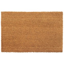 vidaXL Felpudo de fibra de coco natural 50x80 cm
