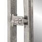vidaXL Soporte de equipaje con perchas de pared aluminio vidaXL Soporte de equipaje con perchas de pared aluminio