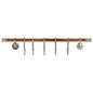 vidaXL Perchero de pared aluminio 75x15 cm vidaXL Perchero de pared aluminio 75x15 cm