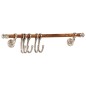 vidaXL Perchero de pared aluminio 75x15 cm vidaXL Perchero de pared aluminio 75x15 cm