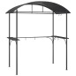 vidaXL Cenador barbacoa estante lateral acero antracita 220x115x230 cm vidaXL Cenador barbacoa estante lateral acero antracita 220x115x230 cm