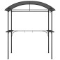 vidaXL Cenador barbacoa estante lateral acero antracita 220x115x230 cm vidaXL Cenador barbacoa estante lateral acero antracita 220x115x230 cm