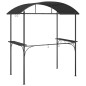 vidaXL Cenador barbacoa estante lateral acero antracita 220x115x230 cm vidaXL Cenador barbacoa estante lateral acero antracita 220x115x230 cm