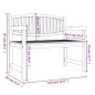 vidaXL Juego de comedor para jardín 4 piezas madera maciza de teca vidaXL Juego de comedor para jardín 4 piezas madera maciza de teca