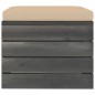 vidaXL Muebles de palés de jardín 6 piezas cojines madera maciza pino vidaXL Muebles de palés de jardín 6 piezas cojines madera maciza pino