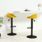 vidaXL Taburetes de cocina 2 unidades terciopelo amarillo vidaXL Taburetes de cocina 2 unidades terciopelo amarillo