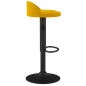 vidaXL Taburetes de cocina 2 unidades terciopelo amarillo vidaXL Taburetes de cocina 2 unidades terciopelo amarillo