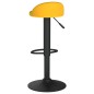 vidaXL Taburetes de cocina 2 unidades terciopelo amarillo vidaXL Taburetes de cocina 2 unidades terciopelo amarillo