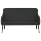 vidaXL Banco de cuero sintético negro 110x76x80 cm vidaXL Banco de cuero sintético negro 110x76x80 cm