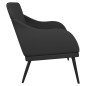 vidaXL Banco de cuero sintético negro 110x76x80 cm vidaXL Banco de cuero sintético negro 110x76x80 cm