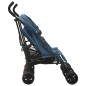 vidaXL Carrito para gemelos de acero azul marino vidaXL Carrito para gemelos de acero azul marino