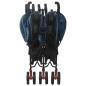 vidaXL Carrito para gemelos de acero azul marino vidaXL Carrito para gemelos de acero azul marino