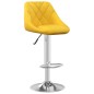 vidaXL Taburete de cocina 2 unidades terciopelo amarillo mostaza vidaXL Taburete de cocina 2 unidades terciopelo amarillo mostaza