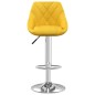 vidaXL Taburete de cocina 2 unidades terciopelo amarillo mostaza vidaXL Taburete de cocina 2 unidades terciopelo amarillo mostaza