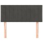 vidaXL Cabecero de terciopelo gris oscuro 100x5x78/88 cm
