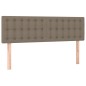 vidaXL Cabeceros 2 unidades tela gris taupe 72x5x78/88 cm vidaXL Cabeceros 2 unidades tela gris taupe 72x5x78/88 cm