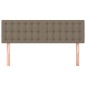 vidaXL Cabeceros 2 unidades tela gris taupe 72x5x78/88 cm vidaXL Cabeceros 2 unidades tela gris taupe 72x5x78/88 cm