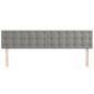 vidaXL Cabeceros 2 unidades de terciopelo gris claro 90x5x78/88 cm vidaXL Cabeceros 2 unidades de terciopelo gris claro 90x5x78/88 cm