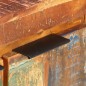 vidaXL Cajonera de madera maciza reciclada 118x33x75 cm