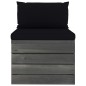 vidaXL Muebles de jardín de palets 2 piezas cojines madera maciza pino vidaXL Muebles de jardín de palets 2 piezas cojines madera maciza pino