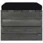 vidaXL Muebles de jardín de palets 2 piezas cojines madera maciza pino vidaXL Muebles de jardín de palets 2 piezas cojines madera maciza pino