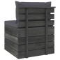 vidaXL Muebles de jardín de palets 2 piezas cojines madera maciza pino vidaXL Muebles de jardín de palets 2 piezas cojines madera maciza pino
