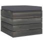 vidaXL Muebles de jardín de palets 2 piezas cojines madera maciza pino vidaXL Muebles de jardín de palets 2 piezas cojines madera maciza pino