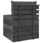 vidaXL Muebles de jardín de palets 3 piezas cojines madera maciza pino vidaXL Muebles de jardín de palets 3 piezas cojines madera maciza pino