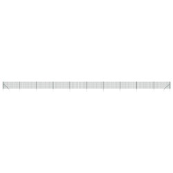 vidaXL Cerca de alambre con pinchos de anclaje verde 0,8x25 m