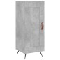 vidaXL Aparador de madera contrachapada gris hormigón 34,5x34x180 cm vidaXL Aparador de madera contrachapada gris hormigón 34,5x34x180 cm
