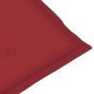 vidaXL Silla mecedora con cojines madera maciza de acacia gris vidaXL Silla mecedora con cojines madera maciza de acacia gris